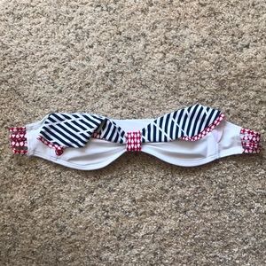 Volcom Bathing Suit Top - Red, White & Blue!